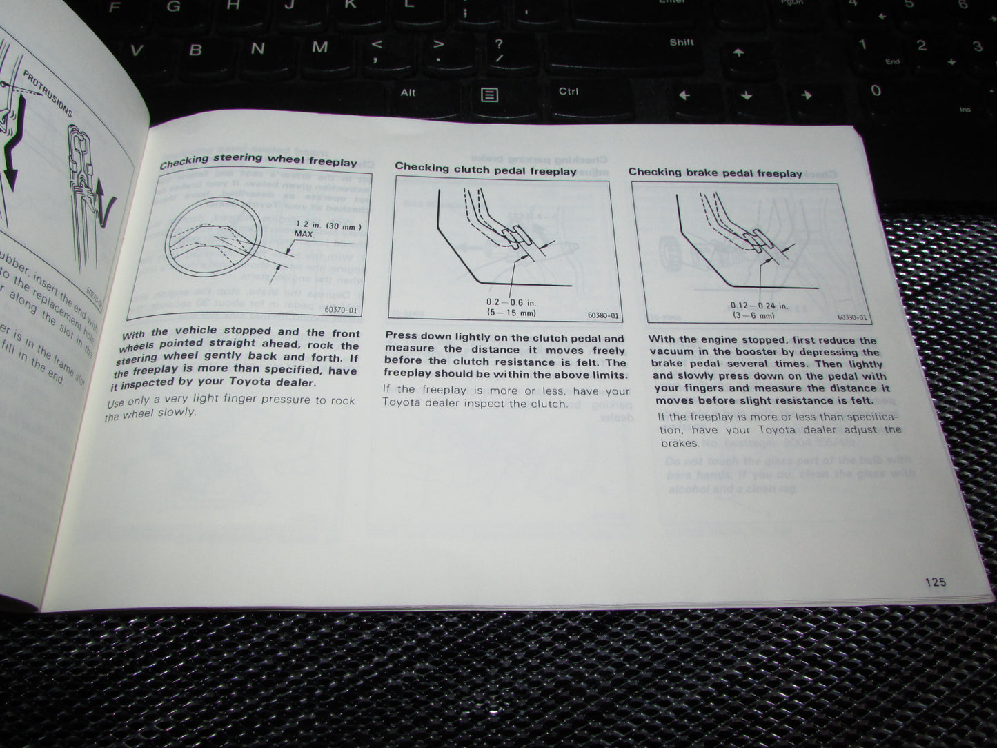 Toyota Camry (1987) Owners Manual