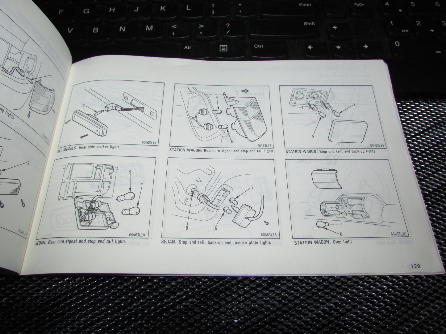 Toyota Camry (1987) Owners Manual
