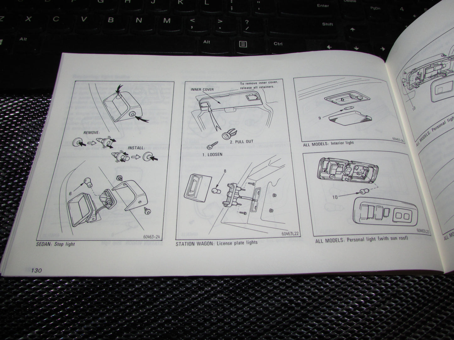 Toyota Camry (1987) Owners Manual