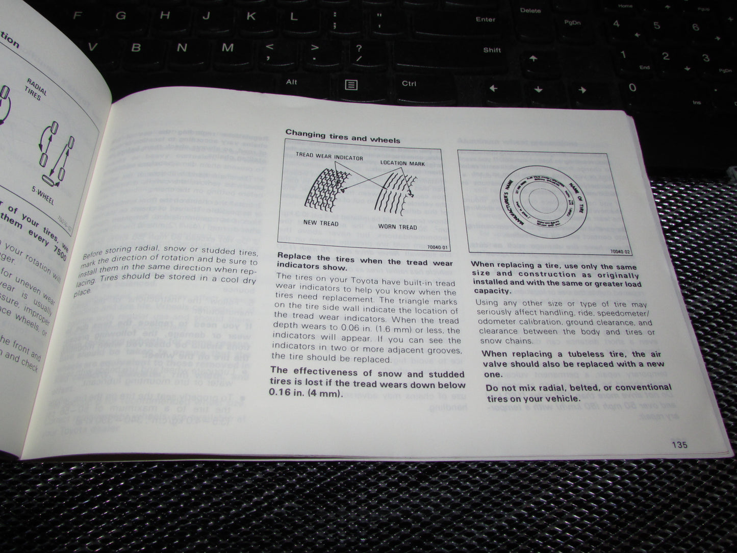 Toyota Camry (1987) Owners Manual