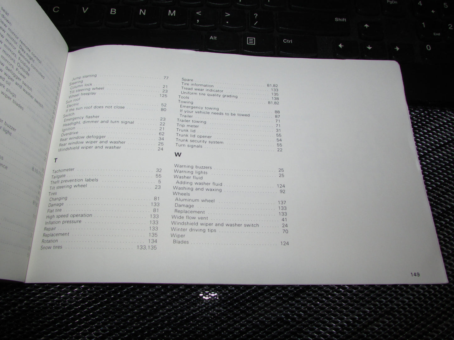 Toyota Camry (1987) Owners Manual