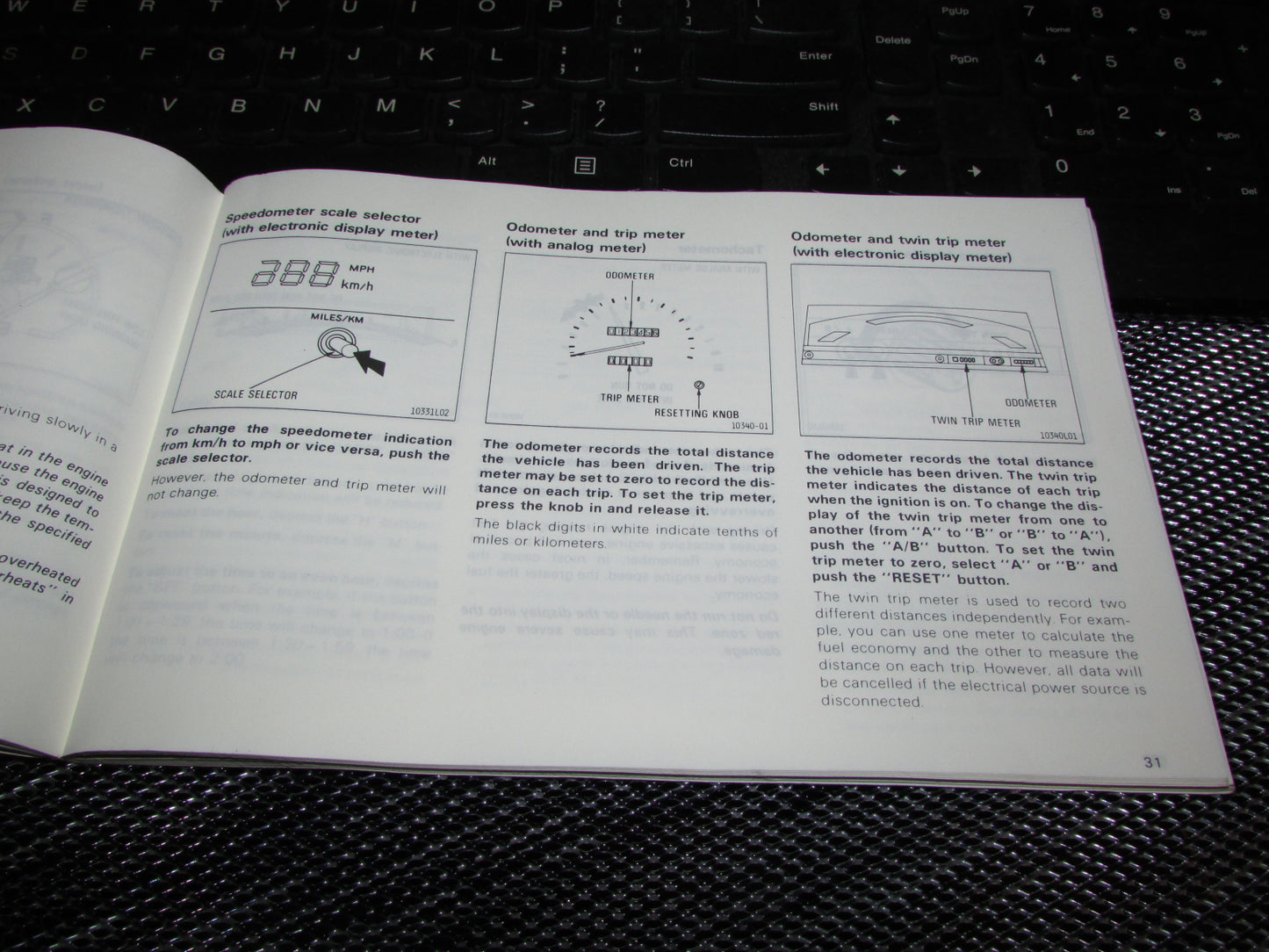 Toyota Camry (1987) Owners Manual