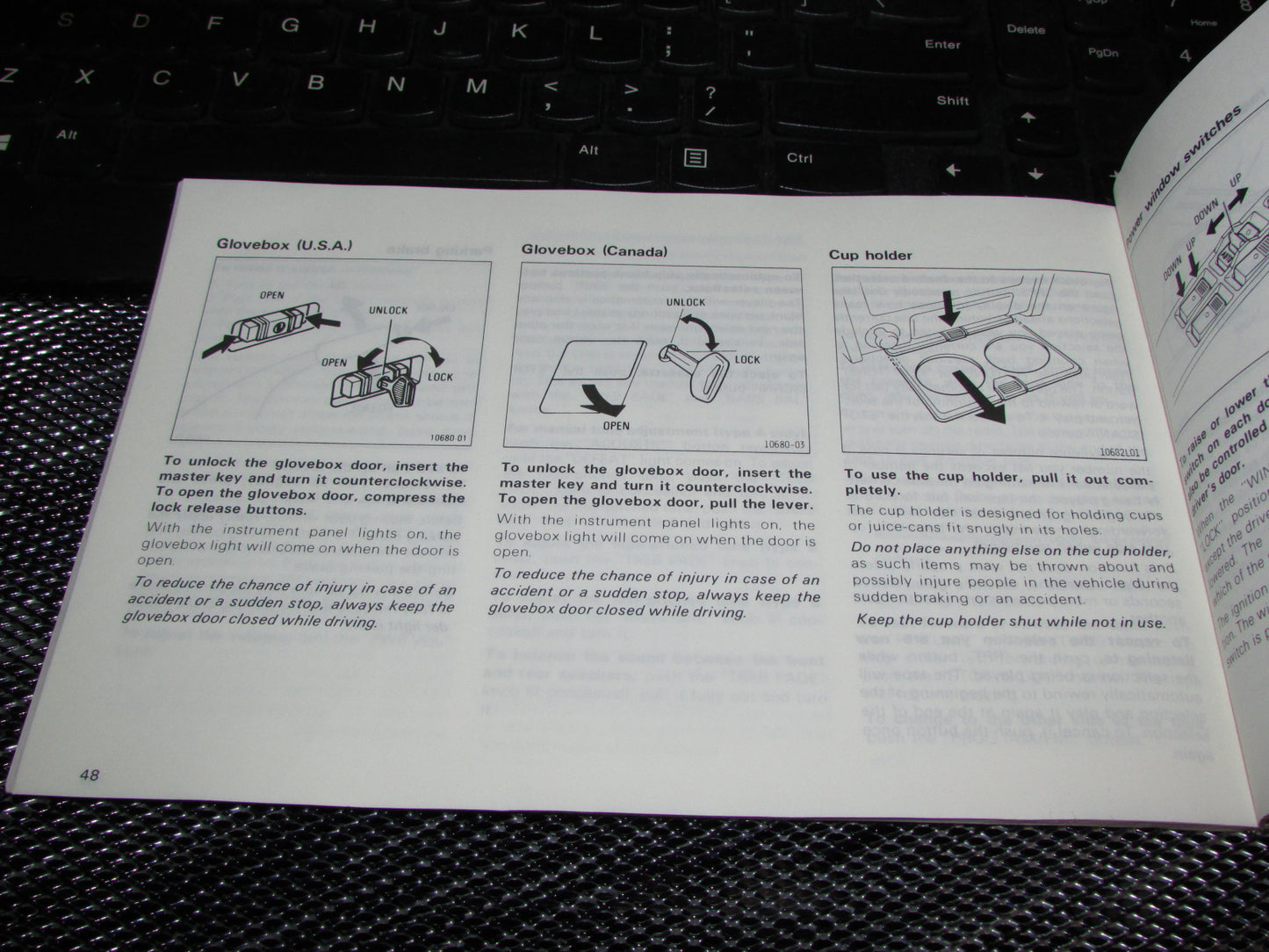Toyota Camry (1987) Owners Manual