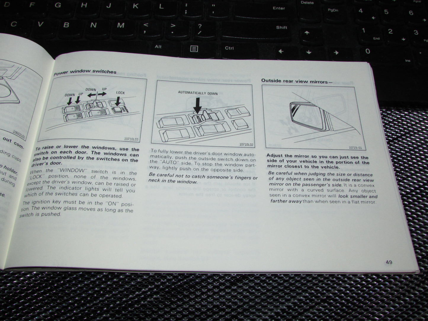 Toyota Camry (1987) Owners Manual