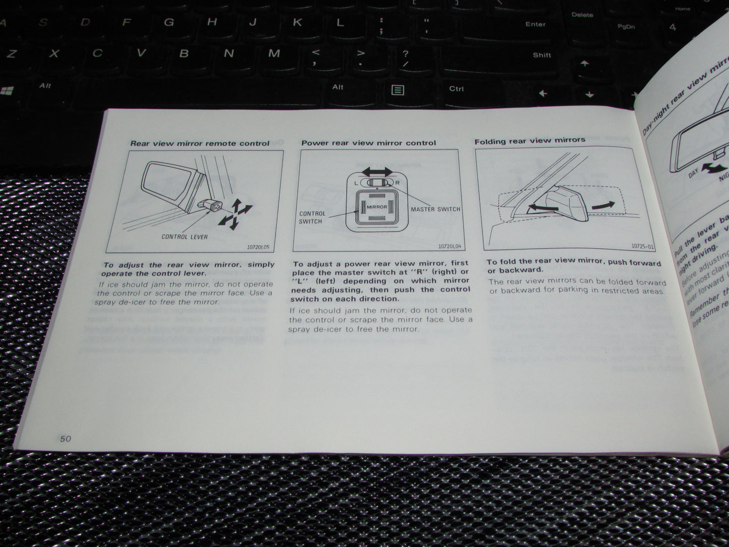Toyota Camry (1987) Owners Manual