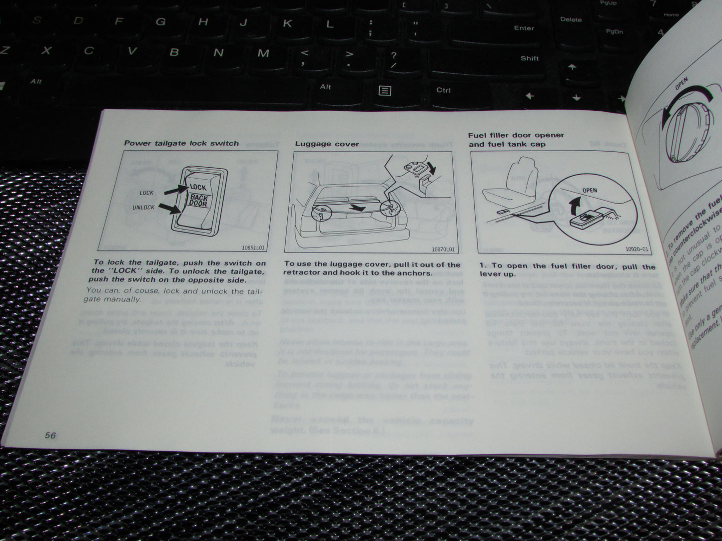 Toyota Camry (1987) Owners Manual
