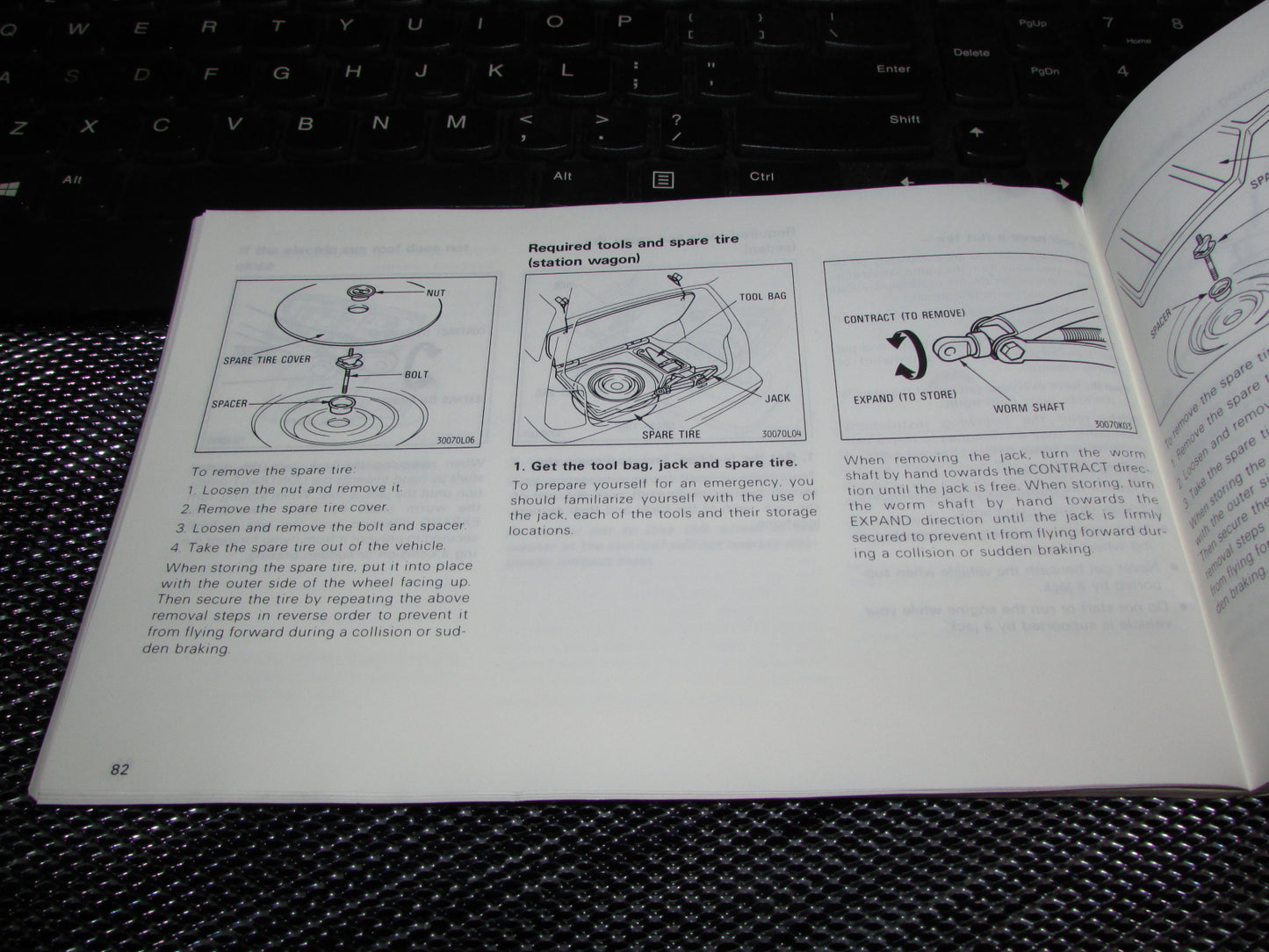 Toyota Camry (1987) Owners Manual