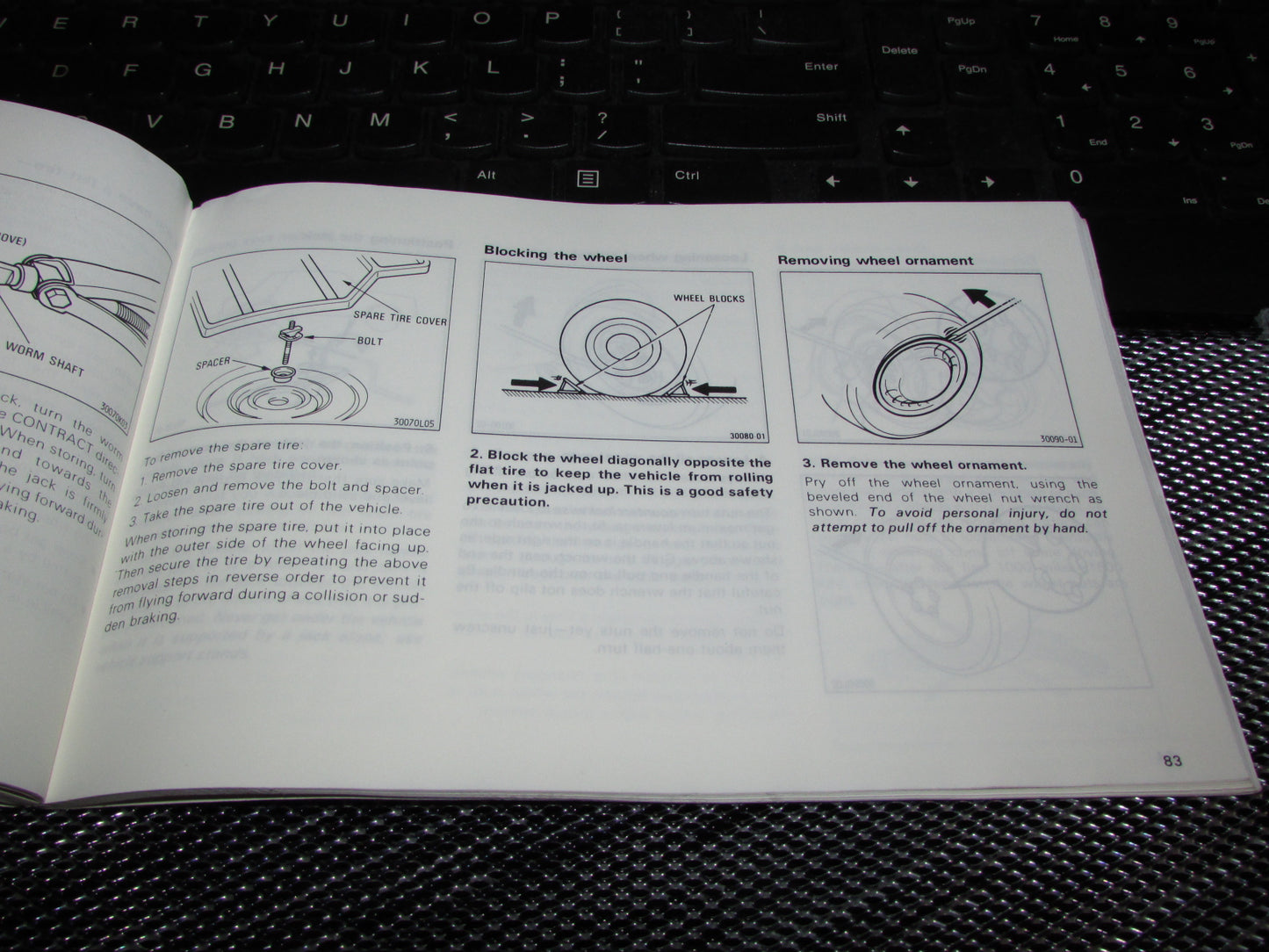 Toyota Camry (1987) Owners Manual