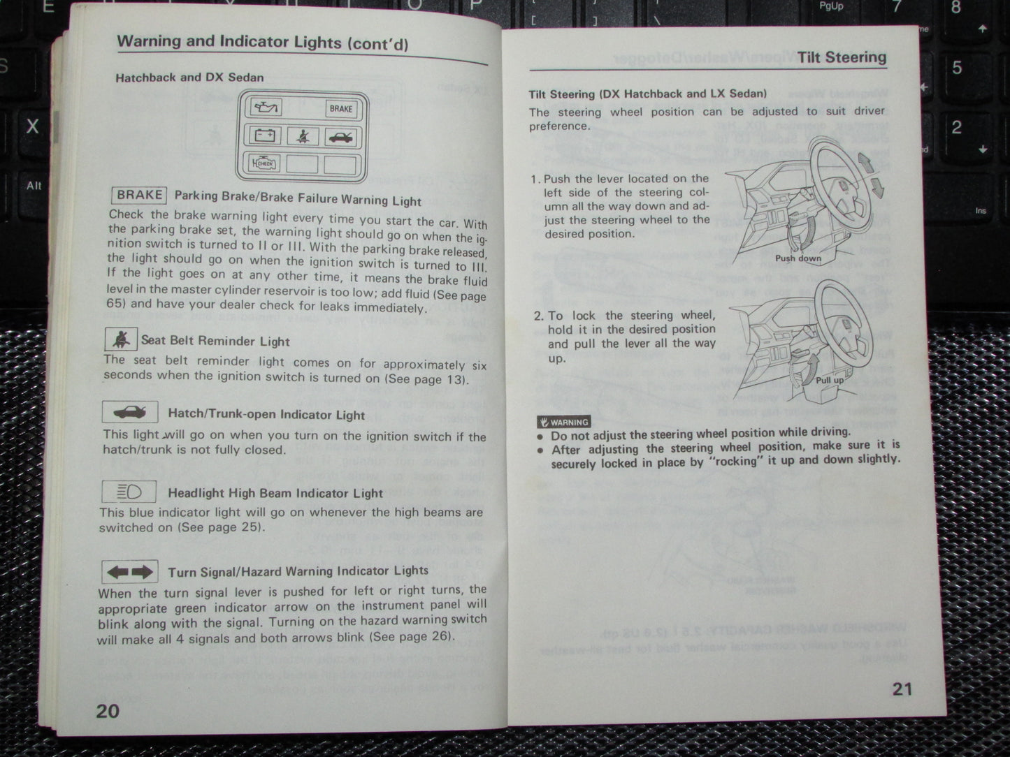 Honda Civic (1988) Owners Manual