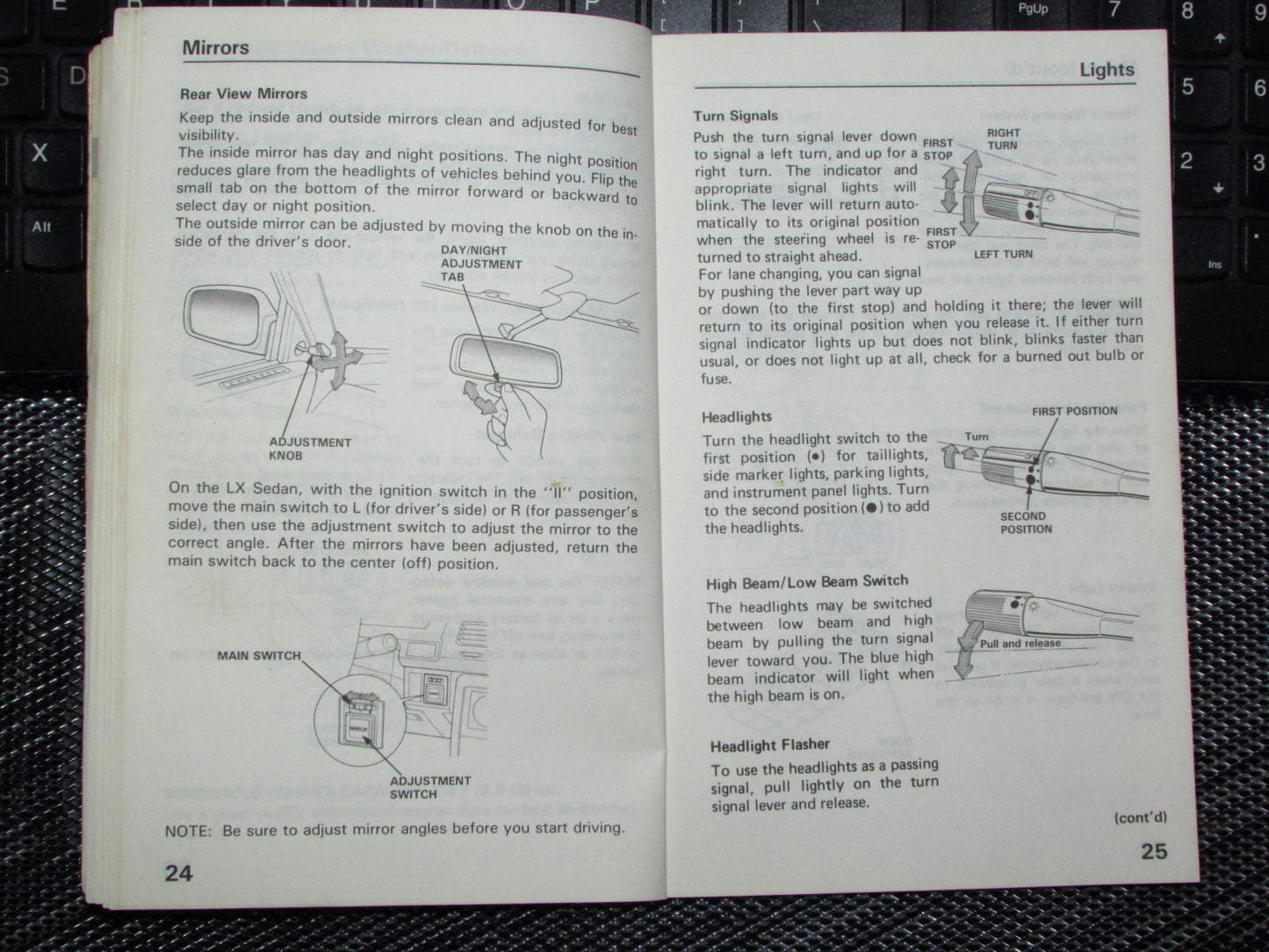 Honda Civic (1988) Owners Manual