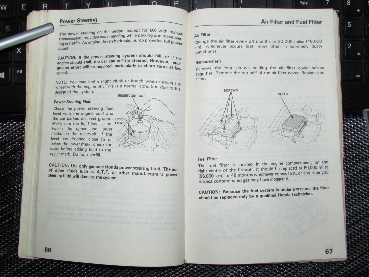 Honda Civic (1988) Owners Manual