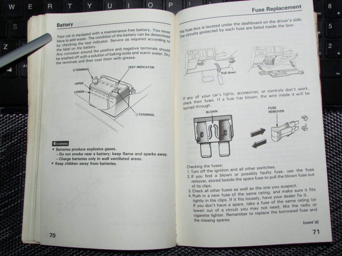 Honda Civic (1988) Owners Manual