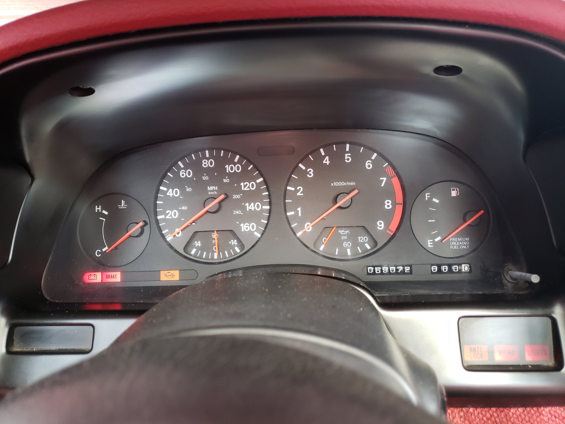 90 91 Nissan 300zx OEM Speedometer Instrument Cluster Twin Turbo M/T