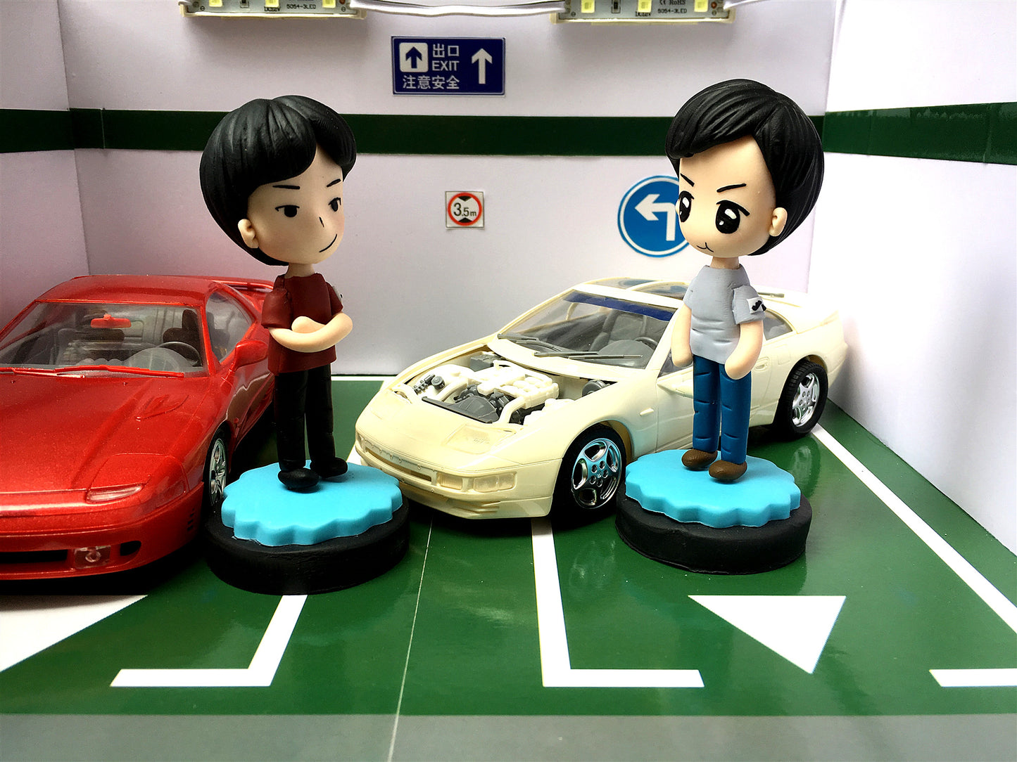 AP1 Character Cartoon Model Figures CK VS MC