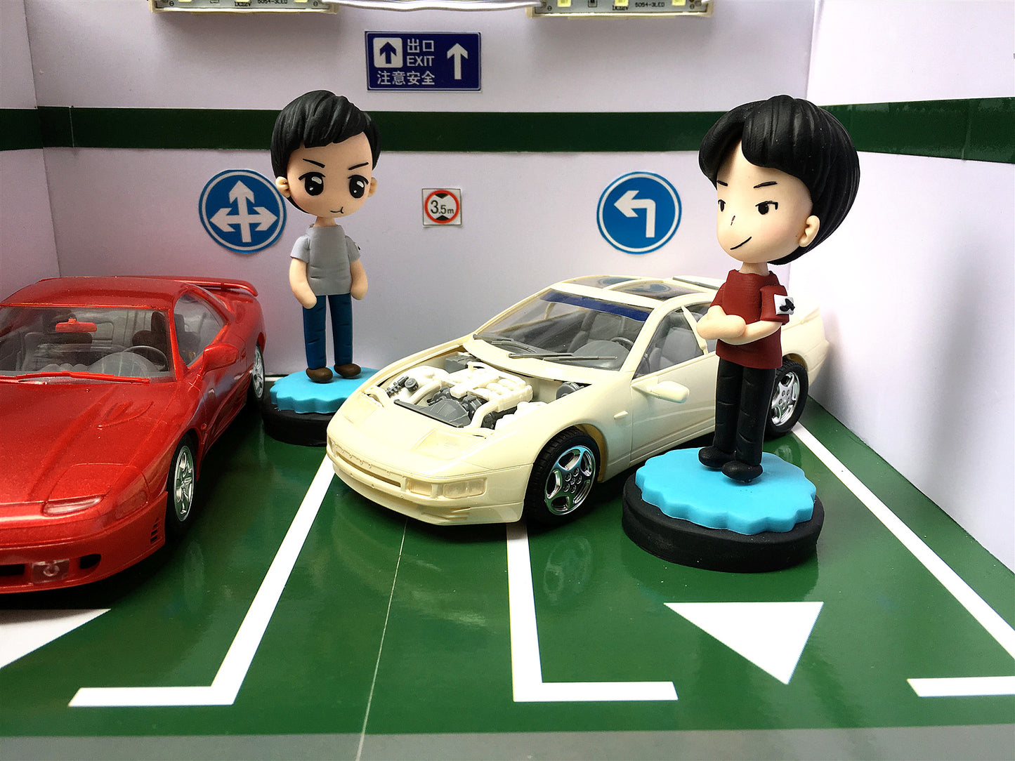 AP1 Character Cartoon Model Figures CK VS MC