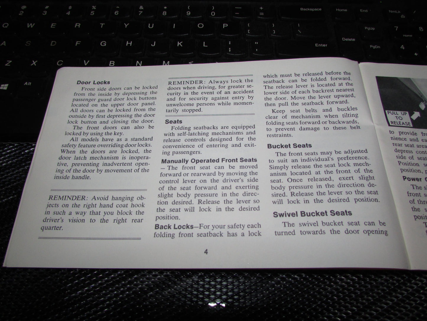 Chevrolet Monte Carlo (1973) Owners Manual