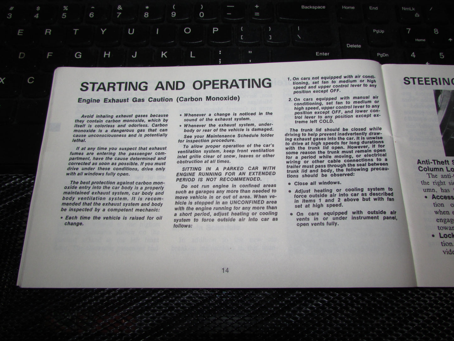 Chevrolet Monte Carlo (1973) Owners Manual