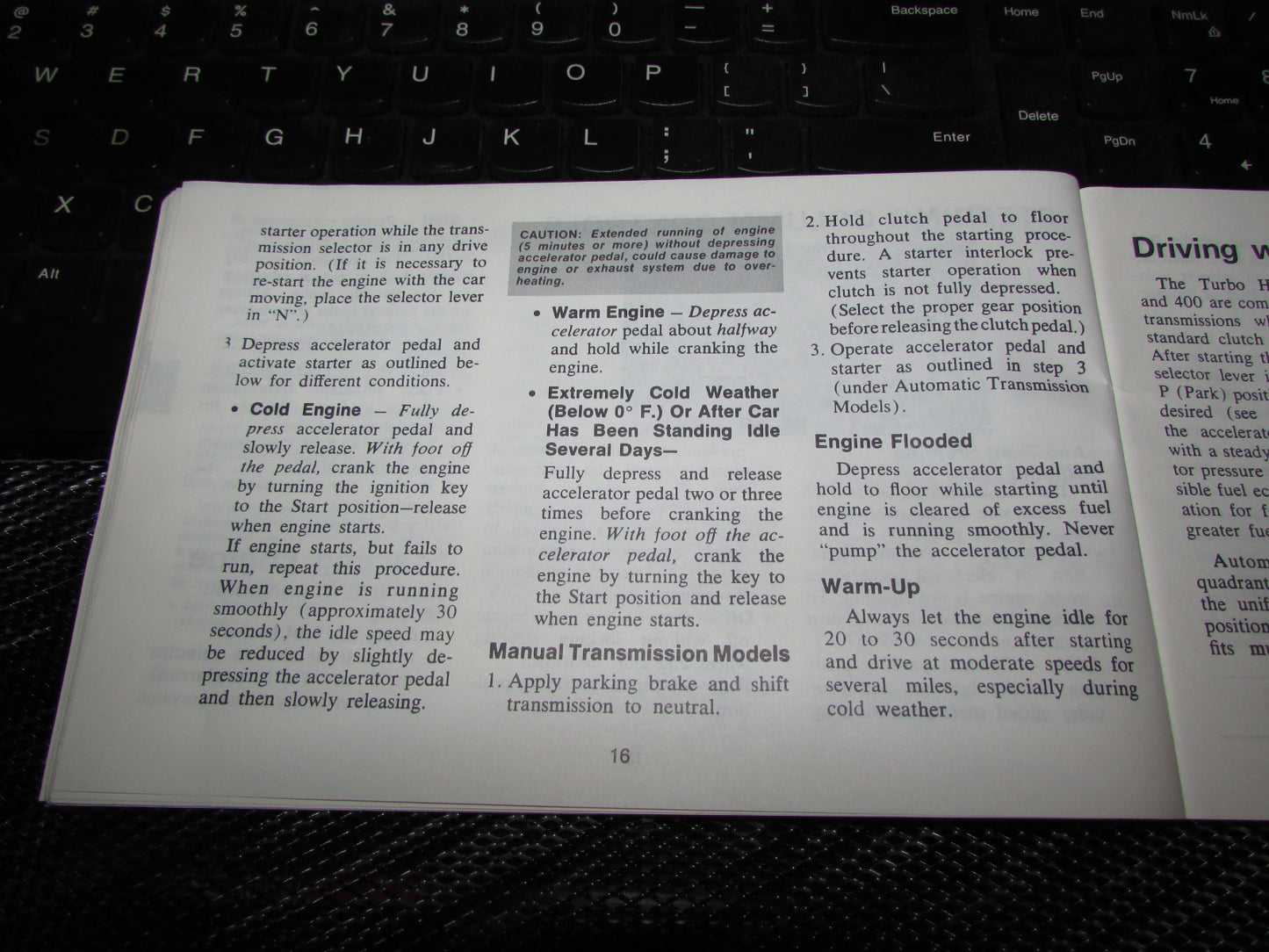 Chevrolet Monte Carlo (1973) Owners Manual