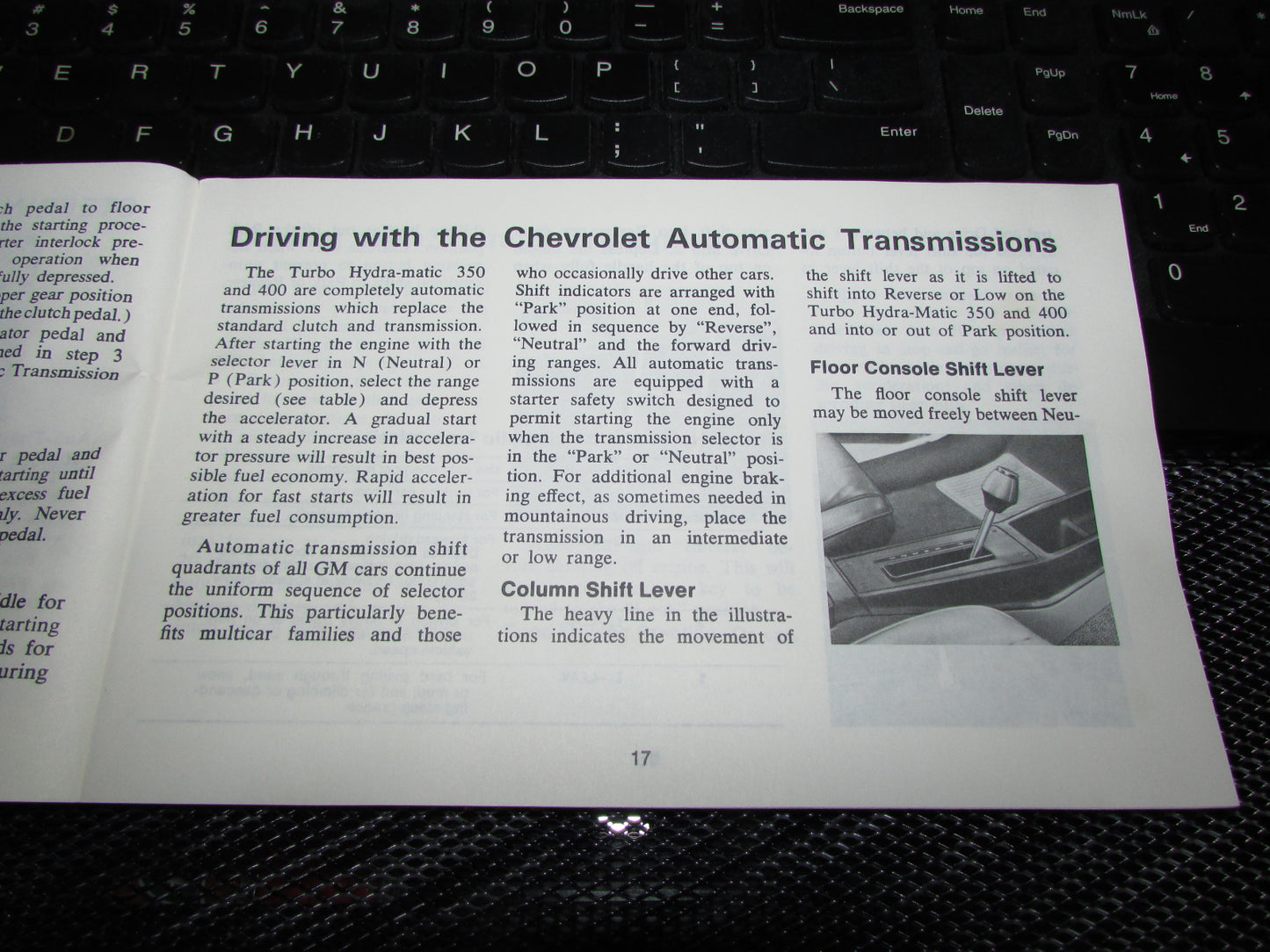 Chevrolet Monte Carlo (1973) Owners Manual