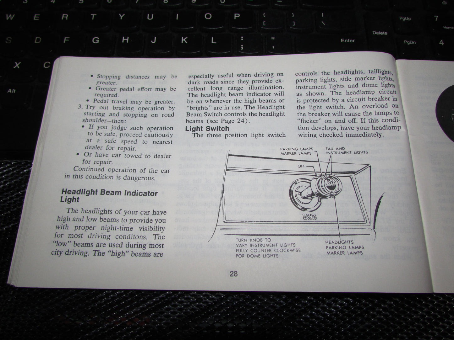 Chevrolet Monte Carlo (1973) Owners Manual