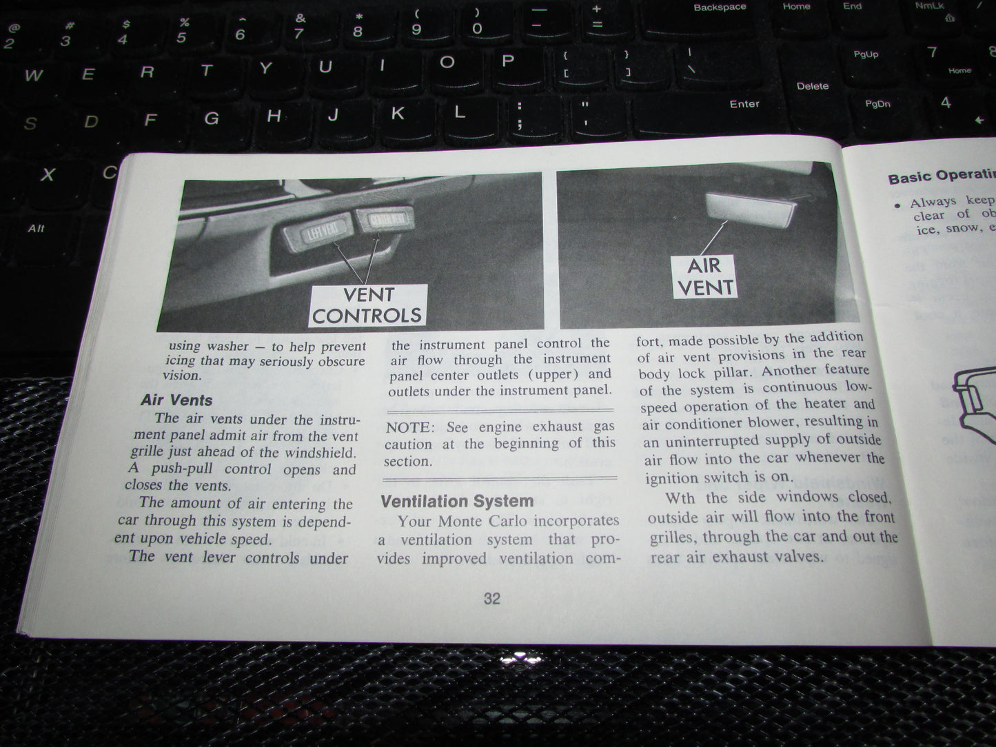 Chevrolet Monte Carlo (1973) Owners Manual