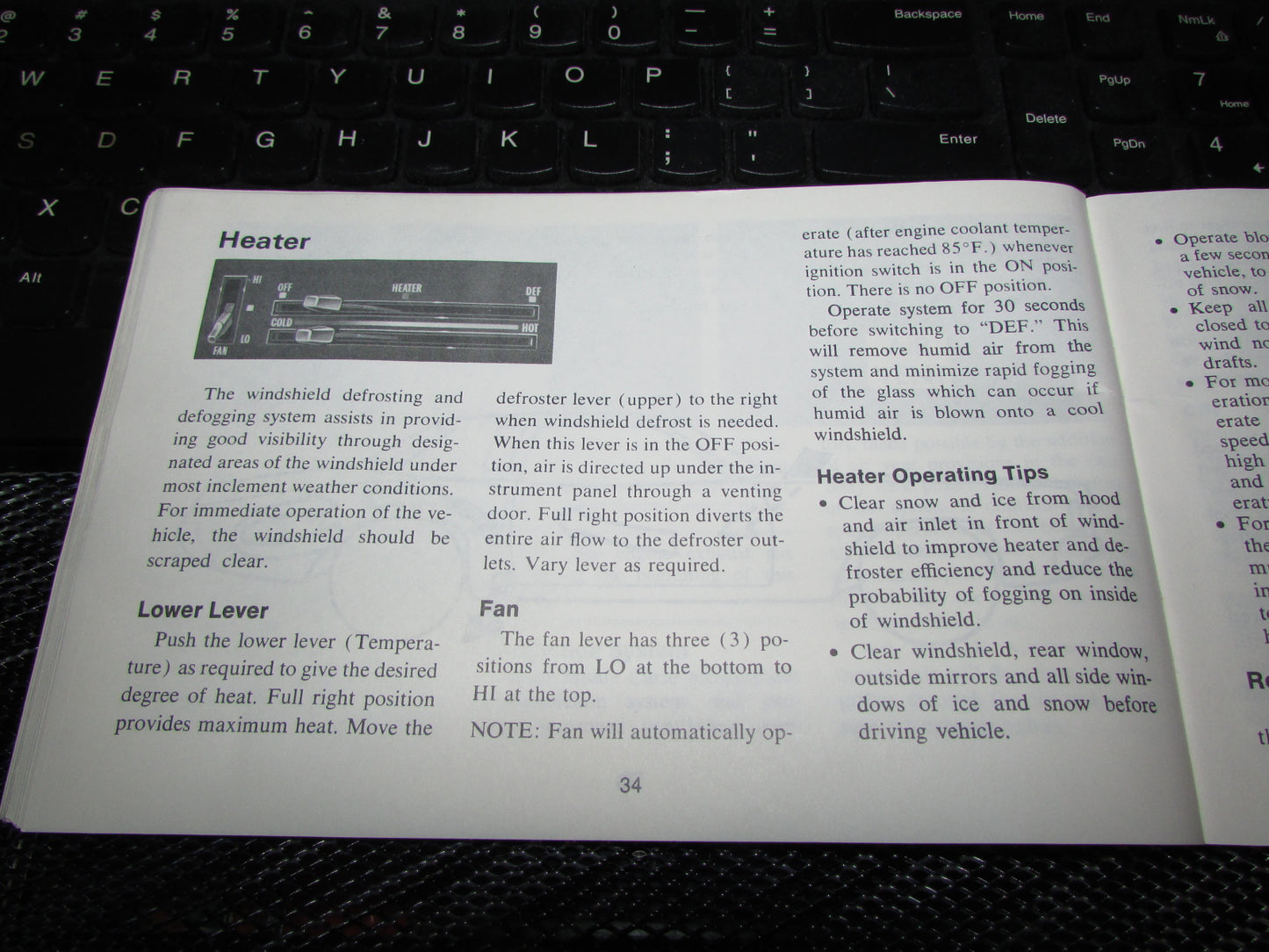 Chevrolet Monte Carlo (1973) Owners Manual