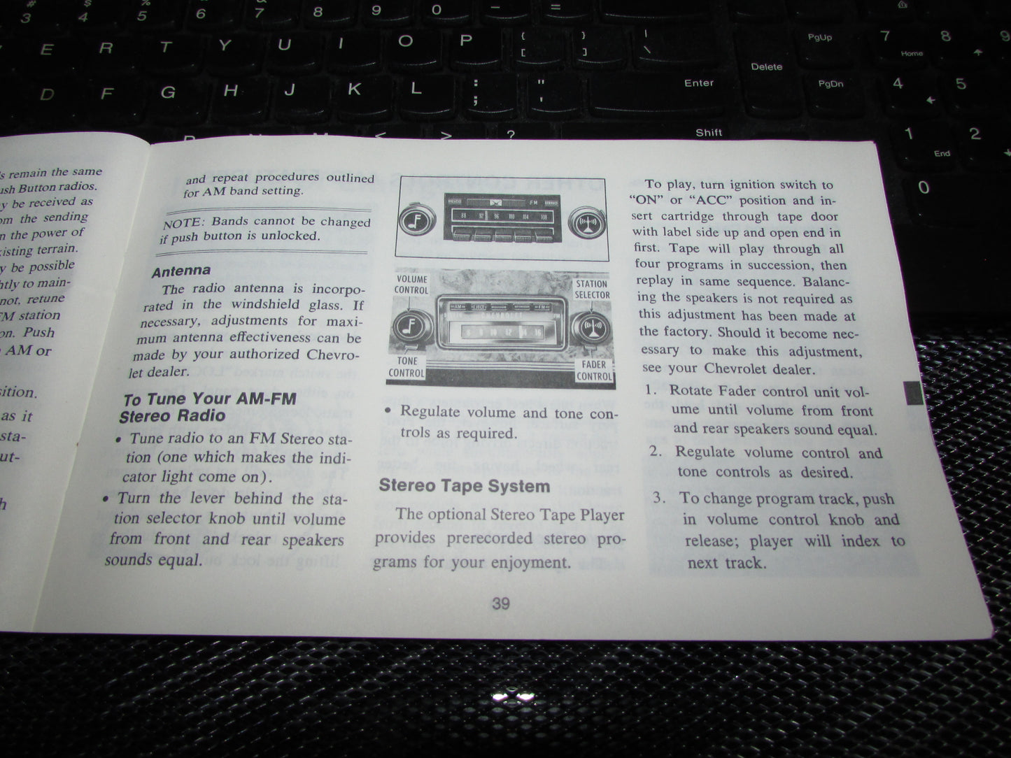 Chevrolet Monte Carlo (1973) Owners Manual