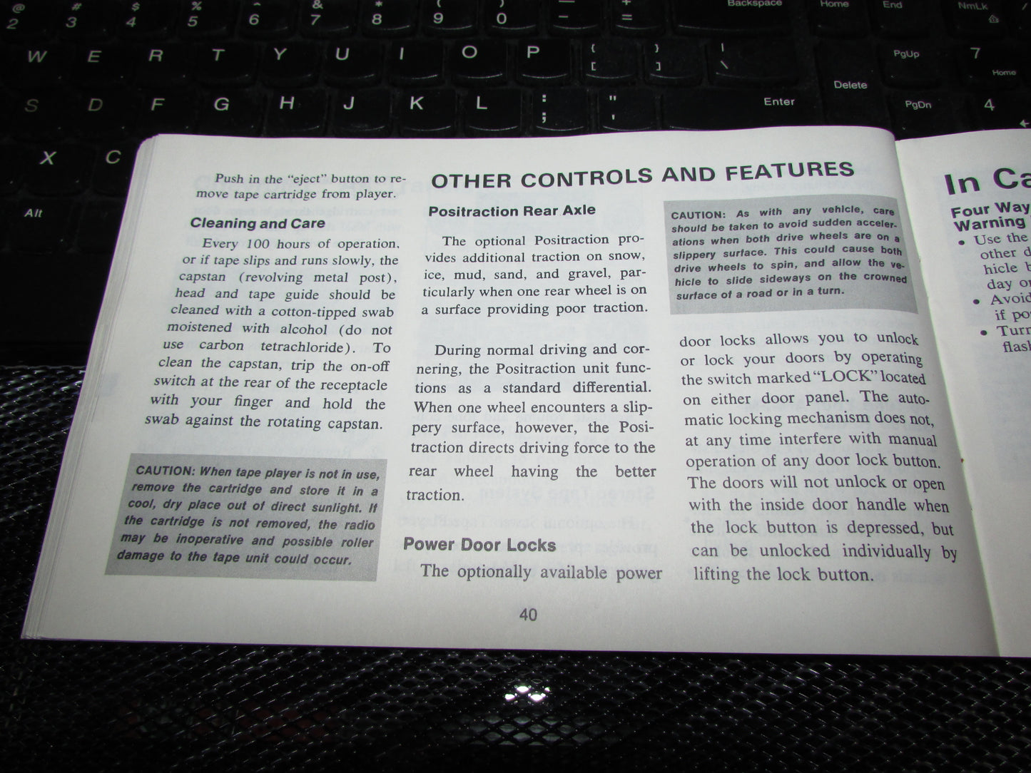 Chevrolet Monte Carlo (1973) Owners Manual