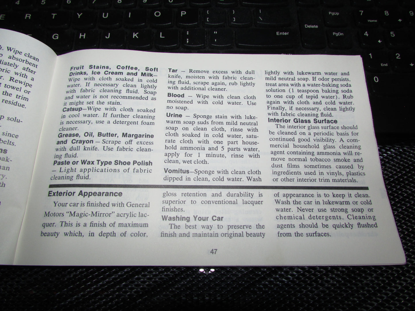 Chevrolet Monte Carlo (1973) Owners Manual