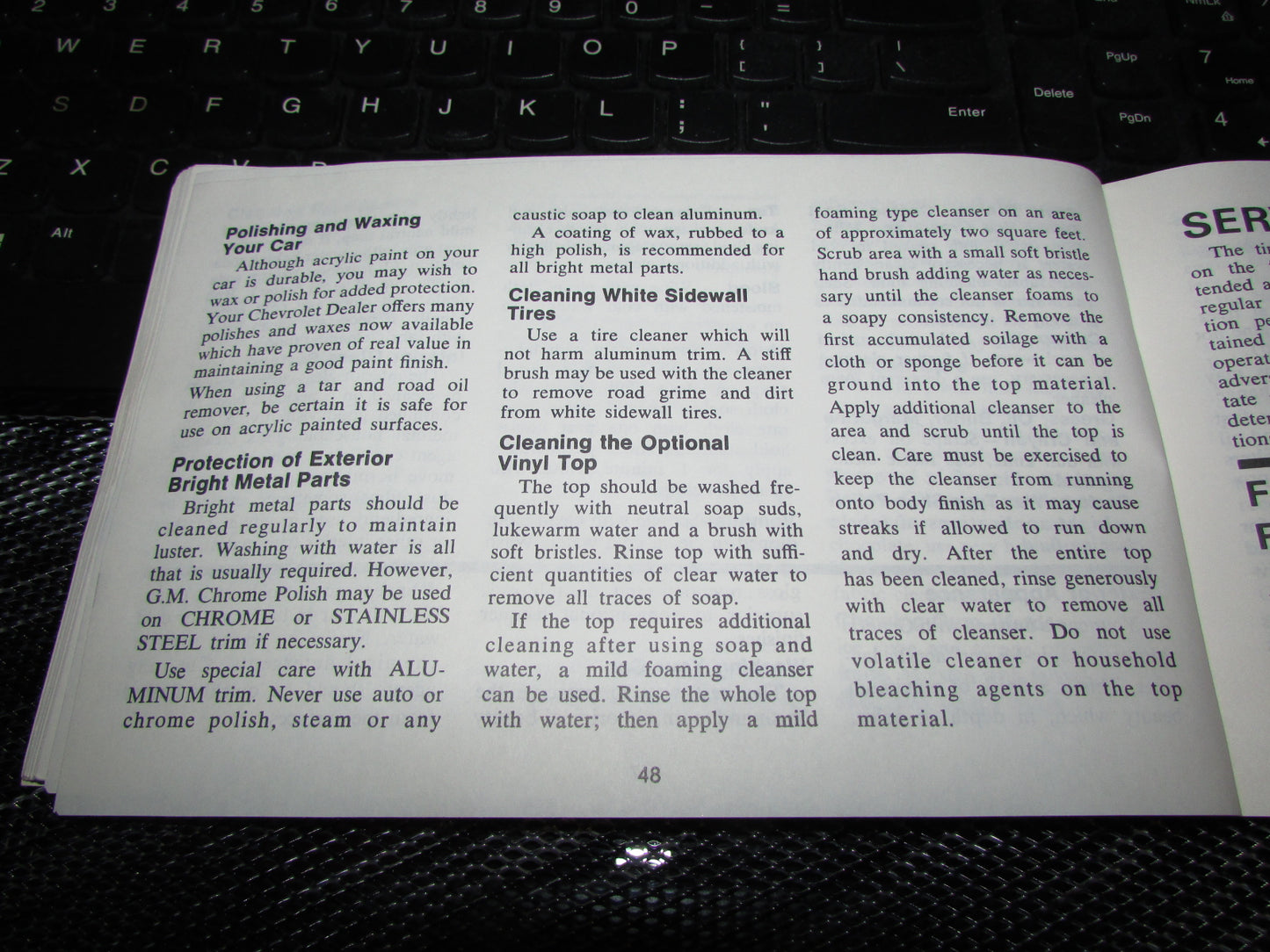 Chevrolet Monte Carlo (1973) Owners Manual