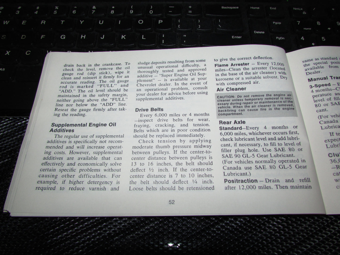 Chevrolet Monte Carlo (1973) Owners Manual