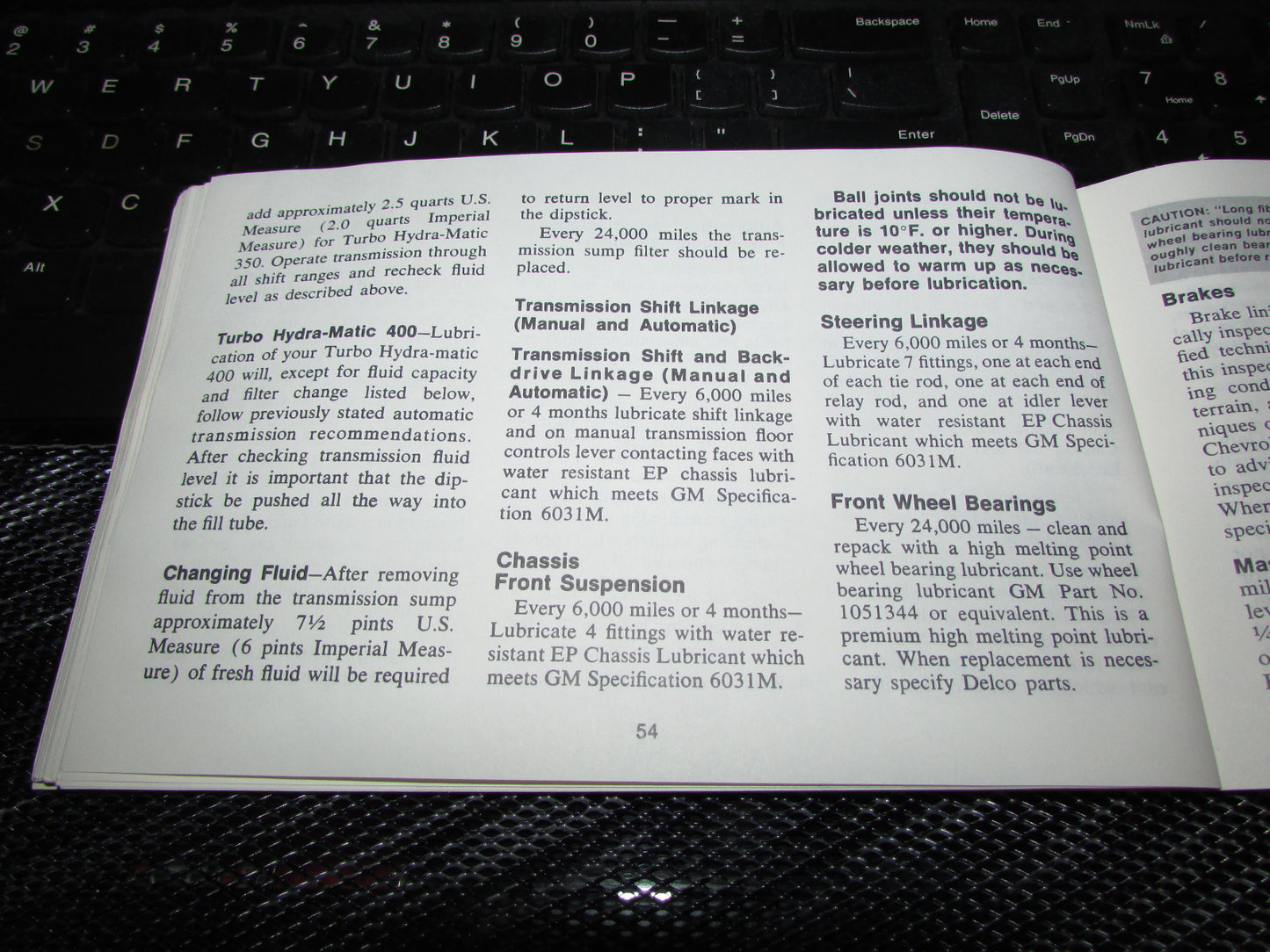 Chevrolet Monte Carlo (1973) Owners Manual