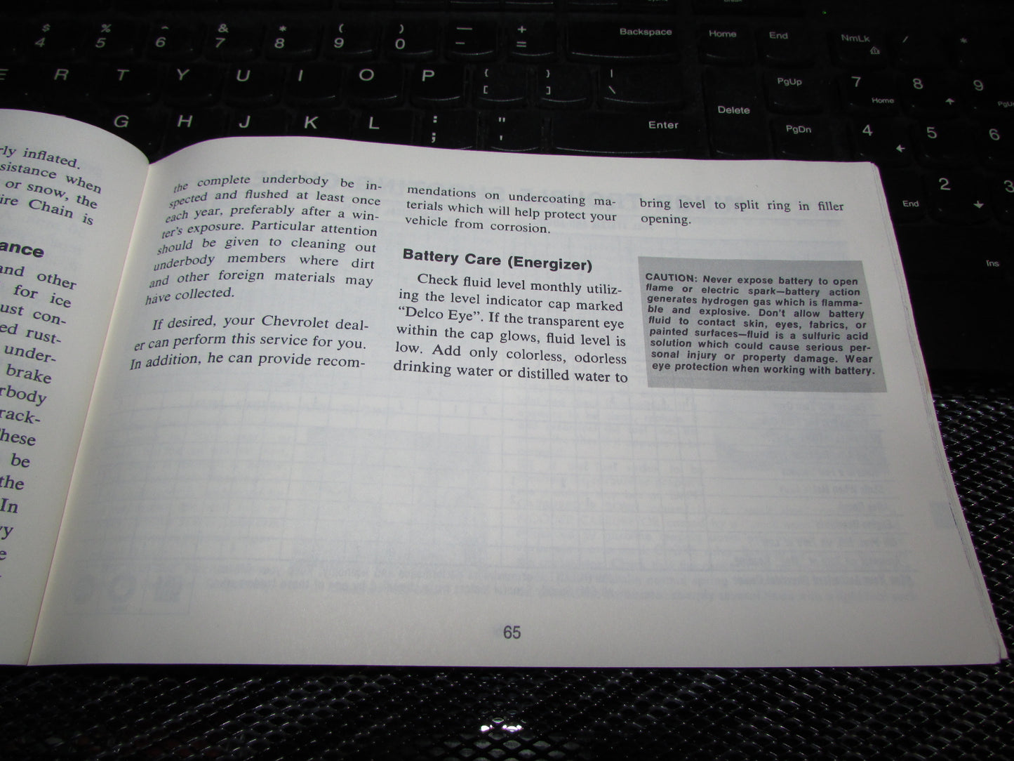 Chevrolet Monte Carlo (1973) Owners Manual