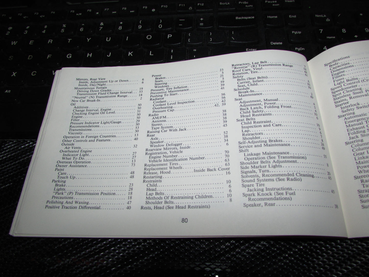 Chevrolet Monte Carlo (1973) Owners Manual