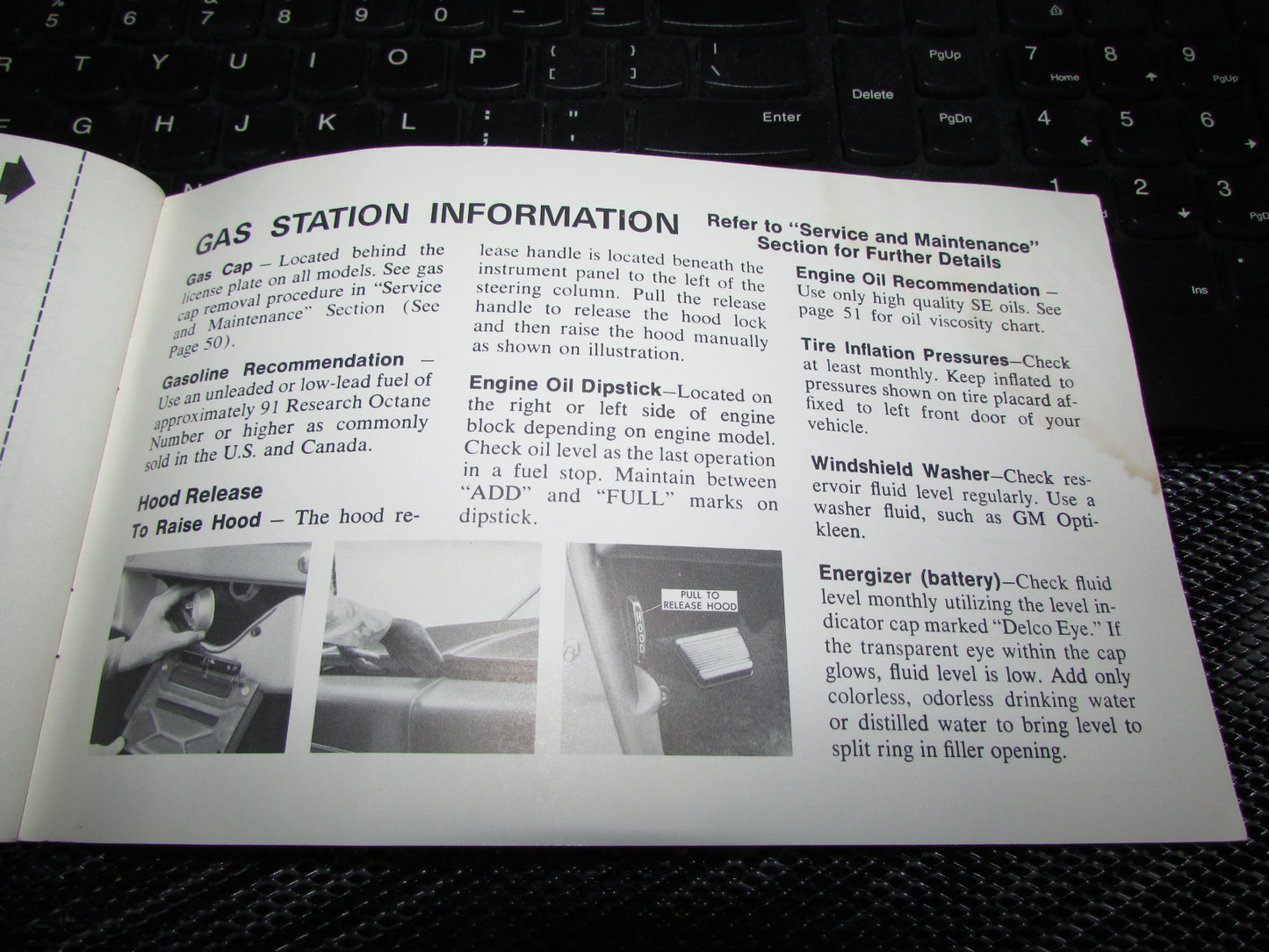 Chevrolet Monte Carlo (1973) Owners Manual