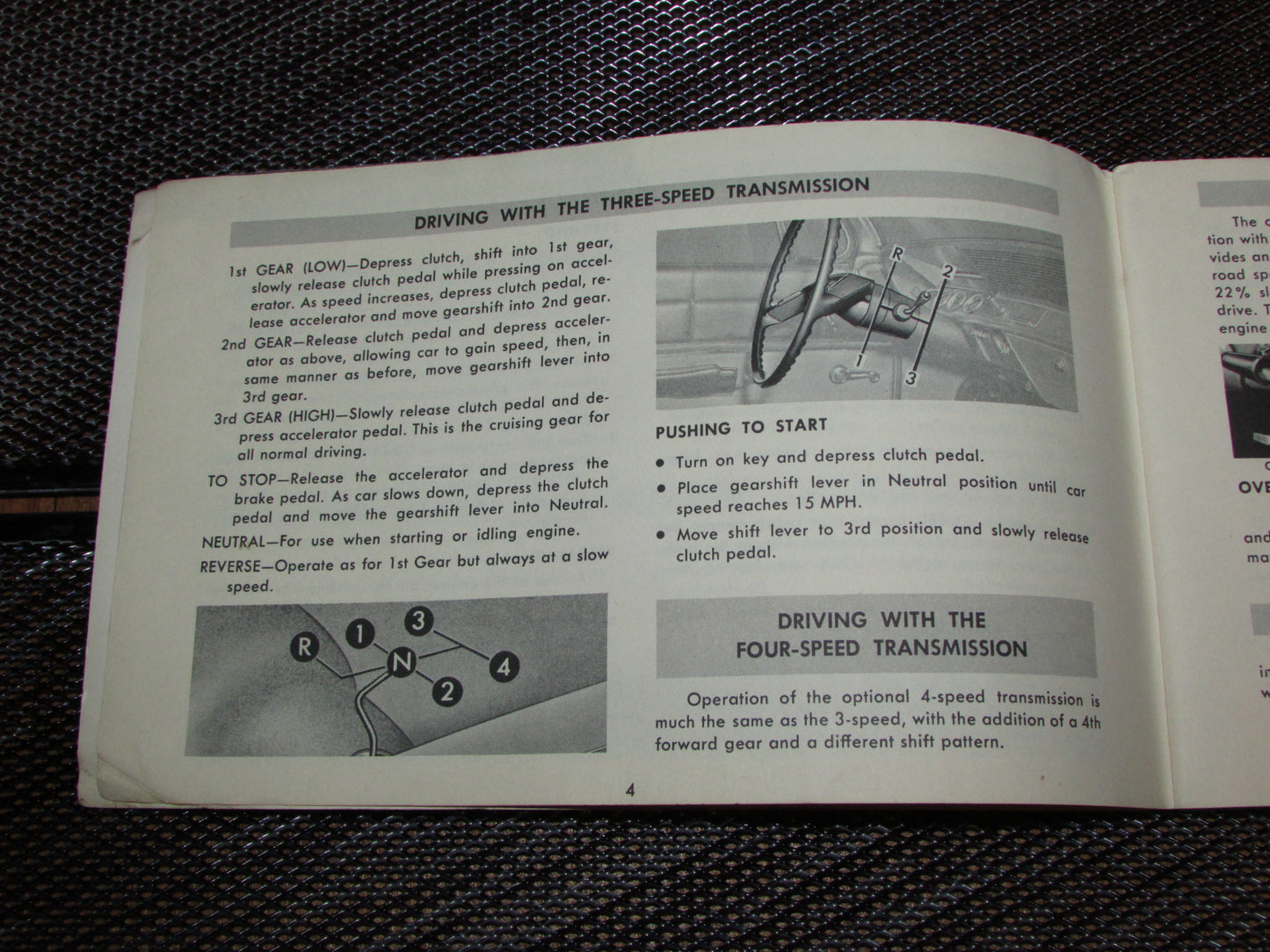 Chevrolet Passenger Car (1961) Owners Manual