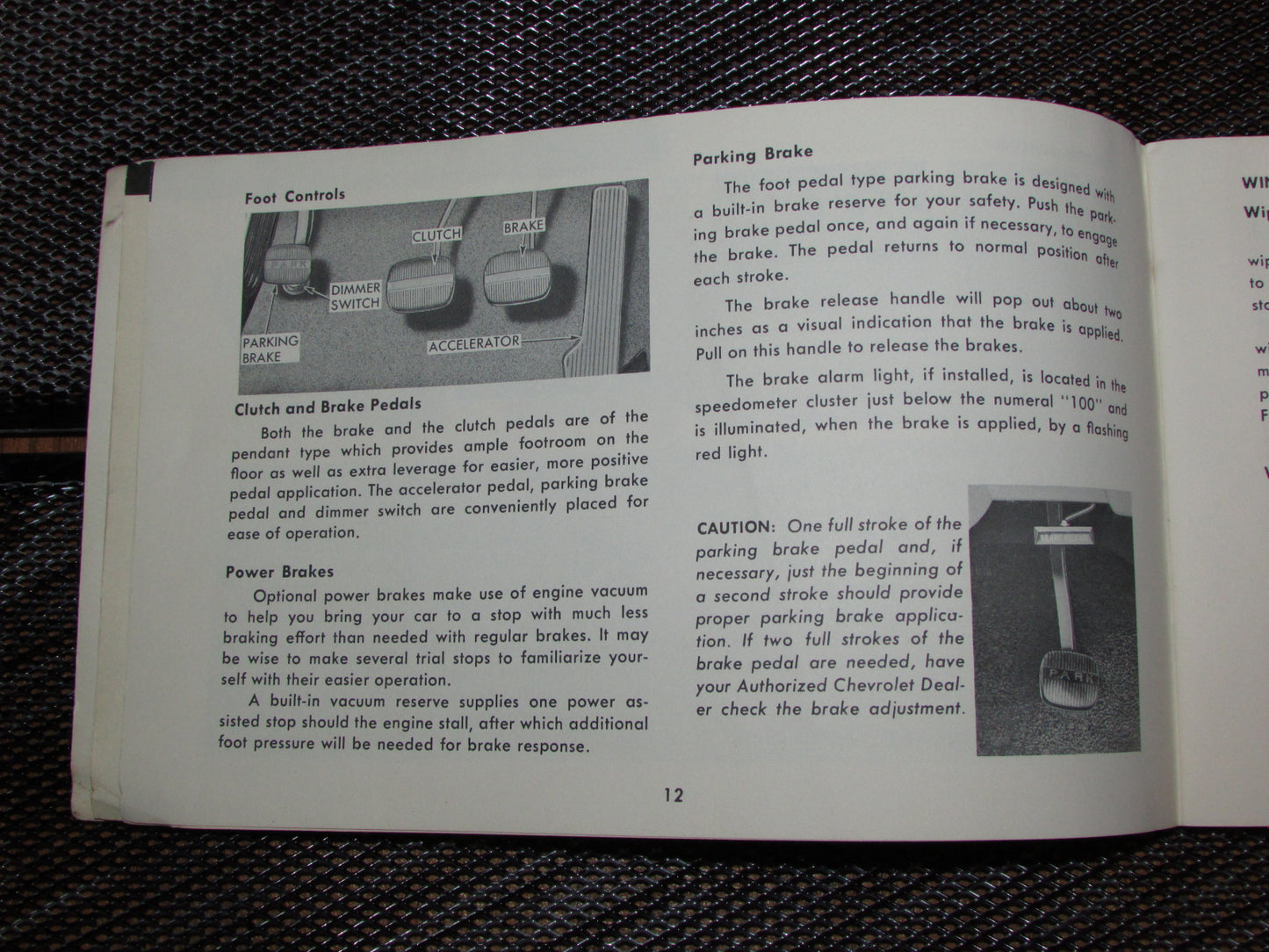 Chevrolet Passenger Car (1961) Owners Manual