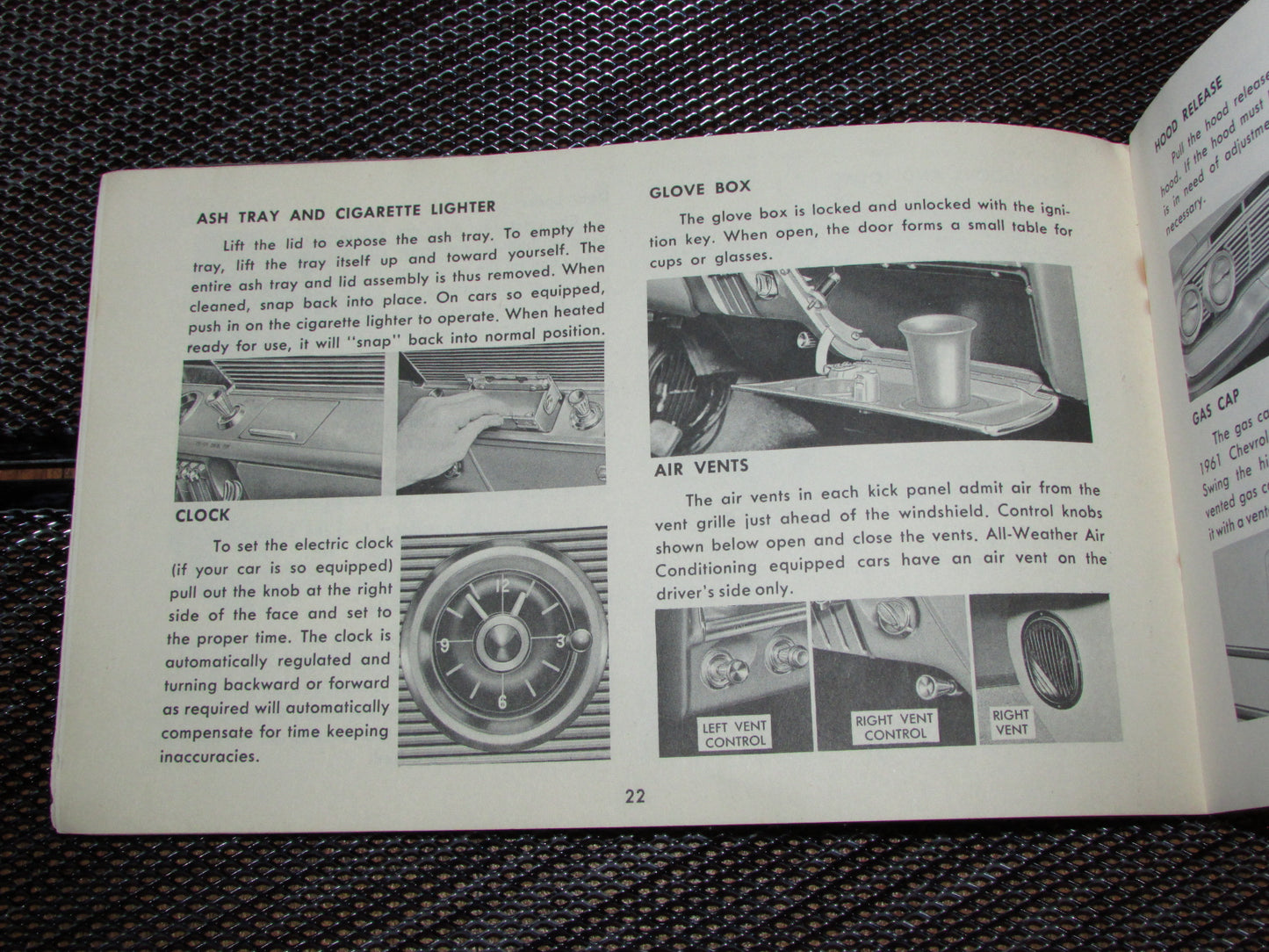 Chevrolet Passenger Car (1961) Owners Manual