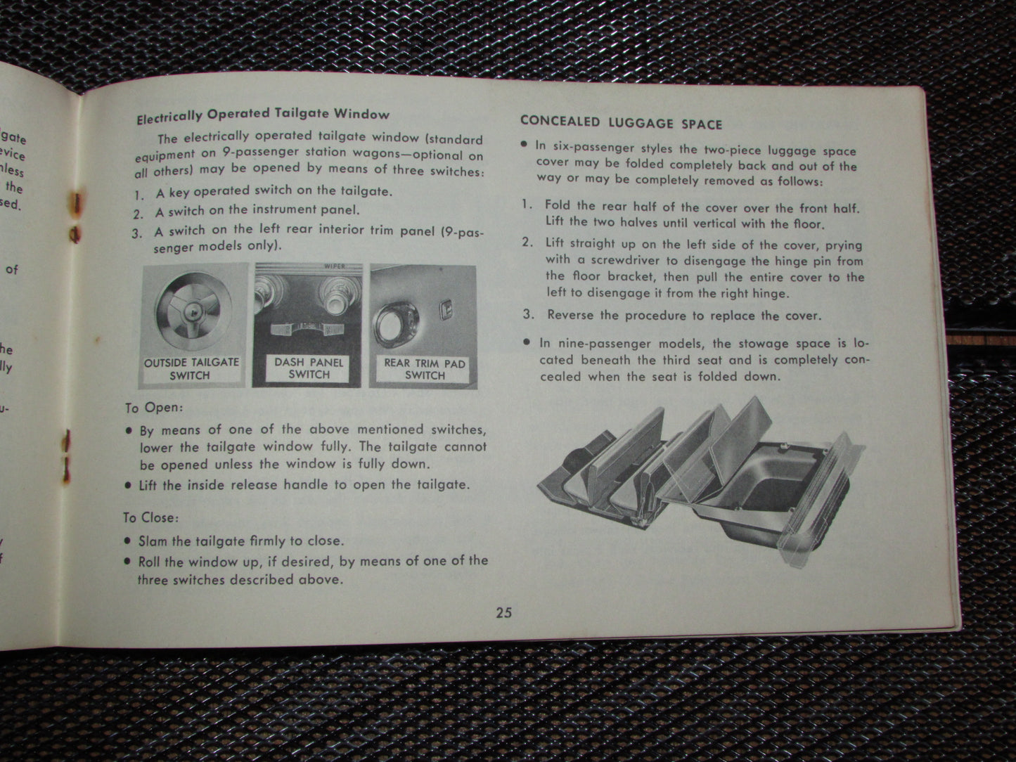 Chevrolet Passenger Car (1961) Owners Manual
