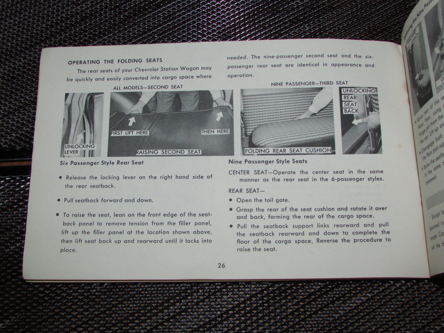 Chevrolet Passenger Car (1961) Owners Manual