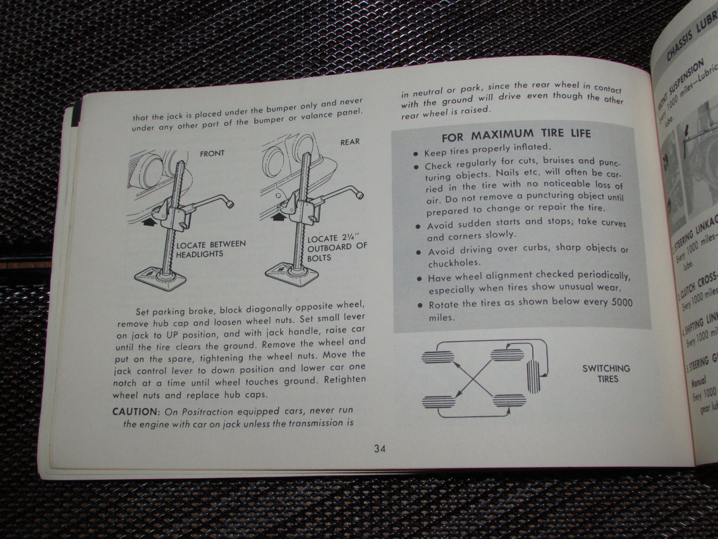 Chevrolet Passenger Car (1961) Owners Manual