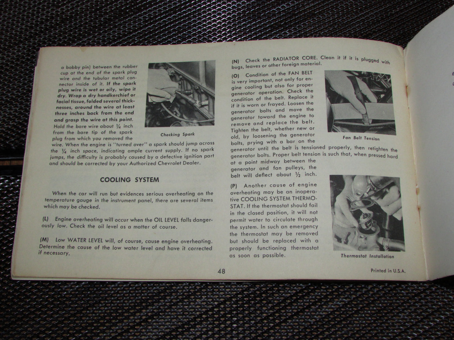 Chevrolet Passenger Car (1961) Owners Manual