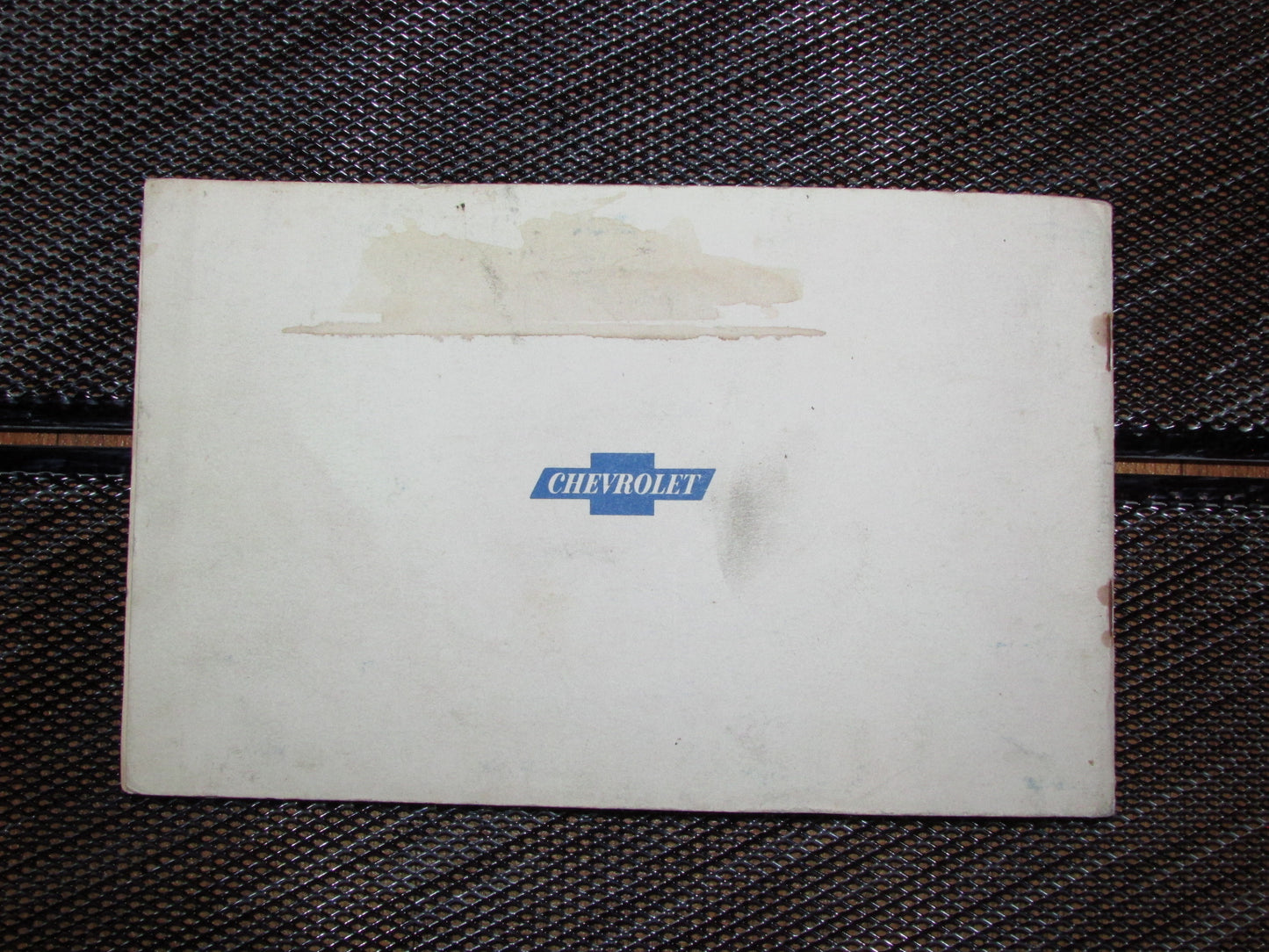 Chevrolet Passenger Car (1961) Owners Manual