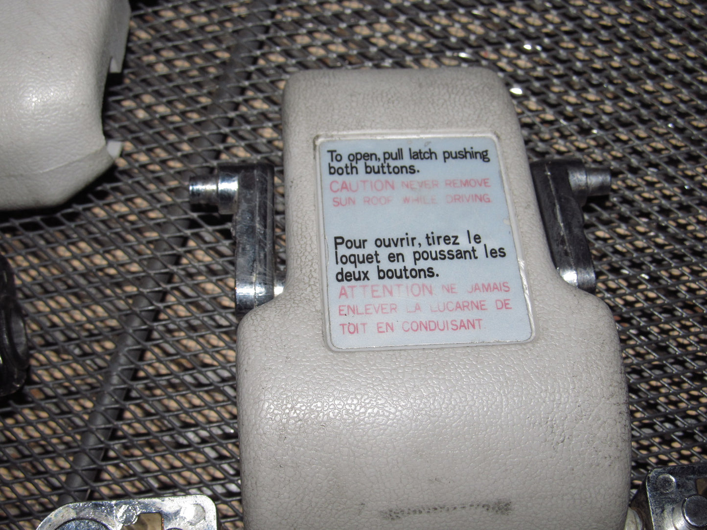 85 86 Toyota MR2 OEM Moonroof Lock & Release Handle