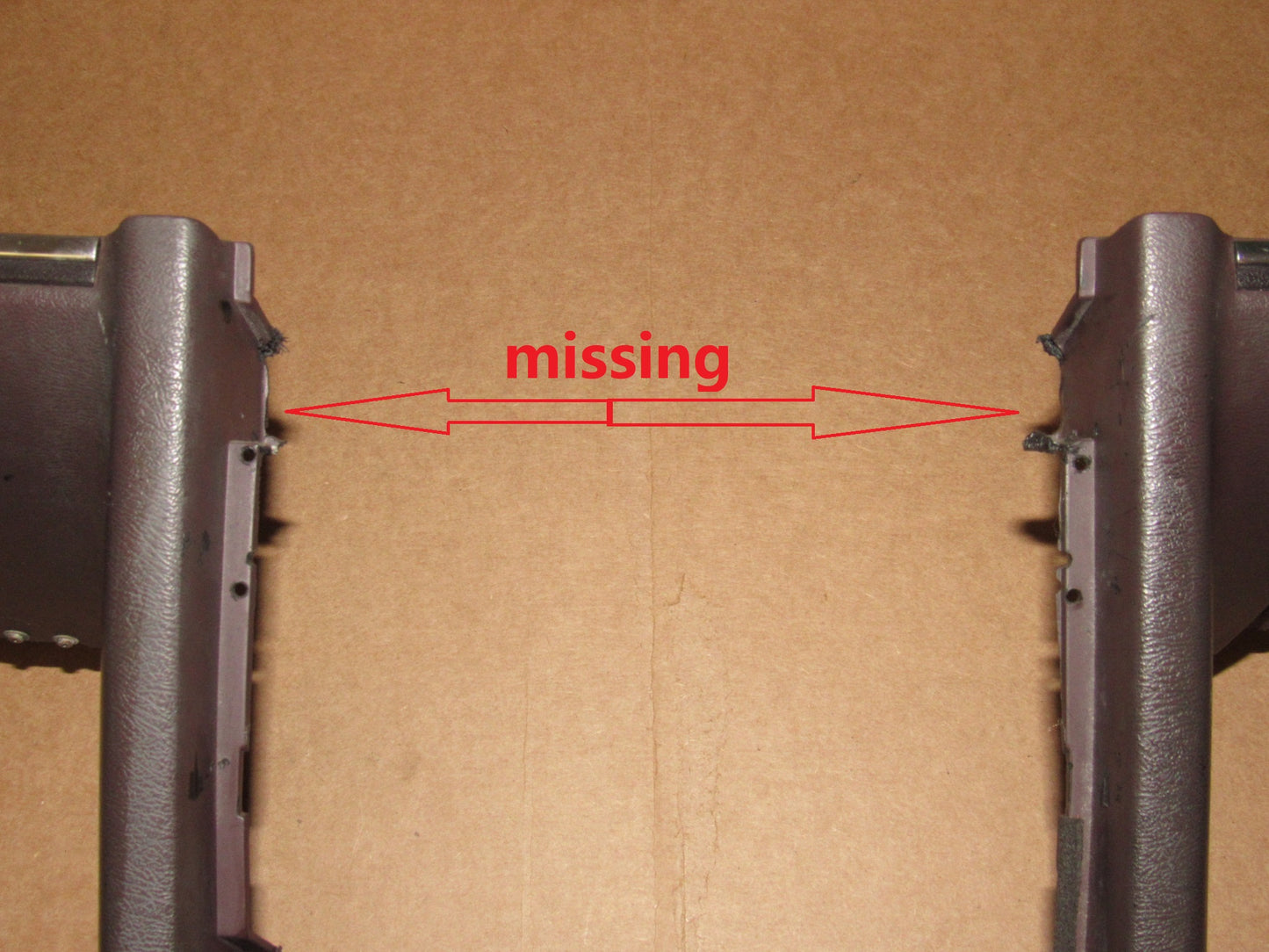 79 80 Mazda RX7 OEM Dash Console Shifter Bezel Panel Cover