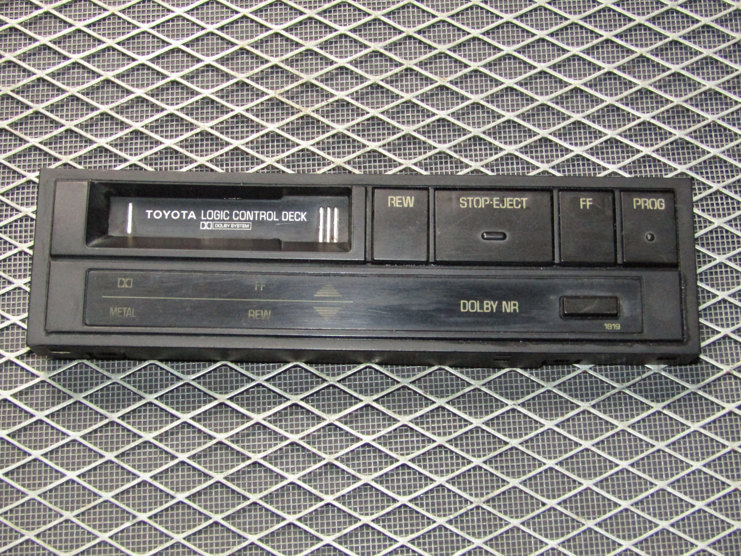 87-91 Toyota Crown Royal Saloon OEM Radio Cassette Faceplate