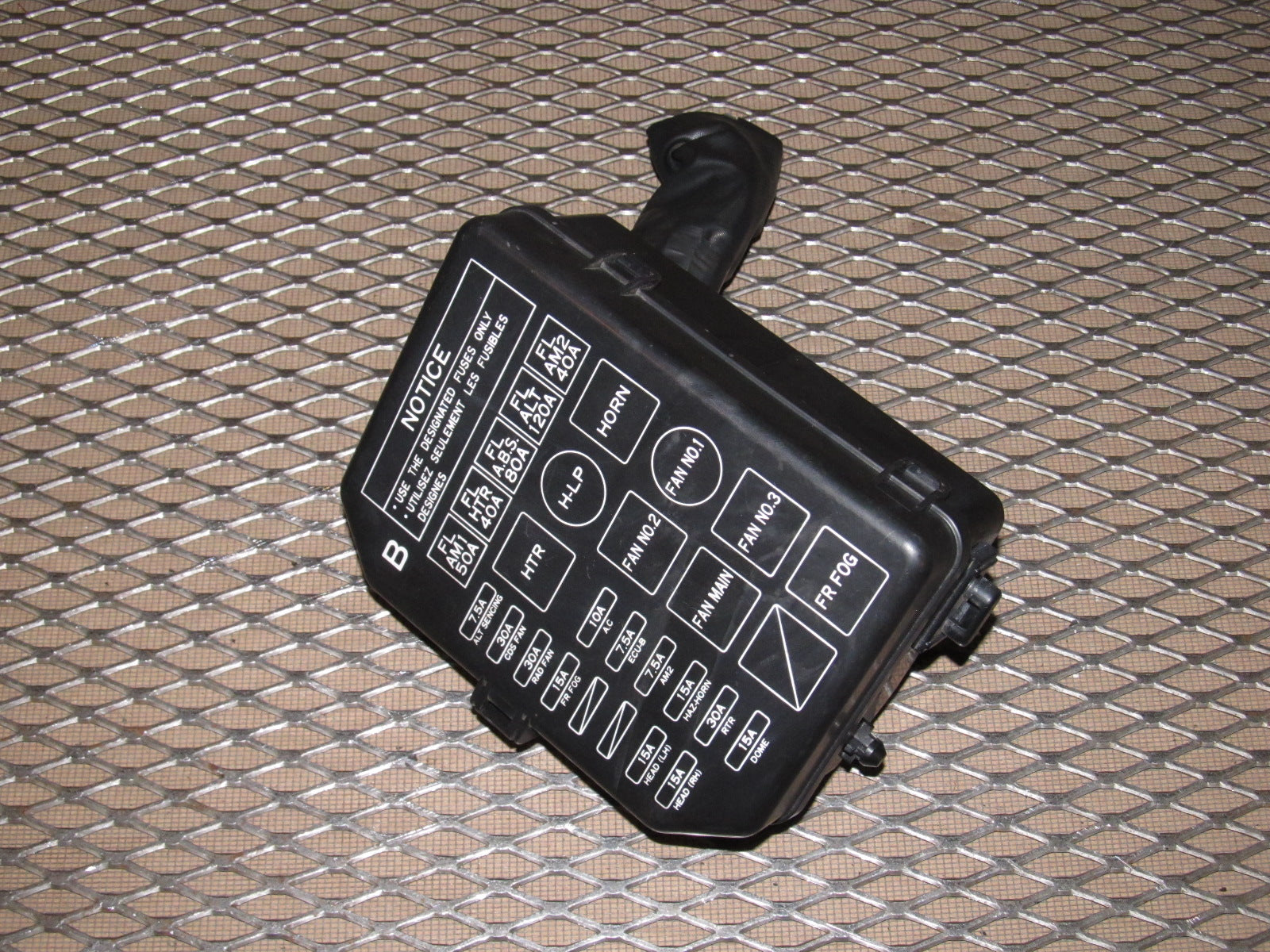 91 92 93 94 95 Toyota MR2 OEM Front In Hood Fuse Box