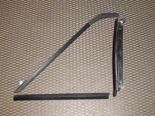 85 86 Toyota MR2 OEM Exterior Quarter Window Moulding - Right
