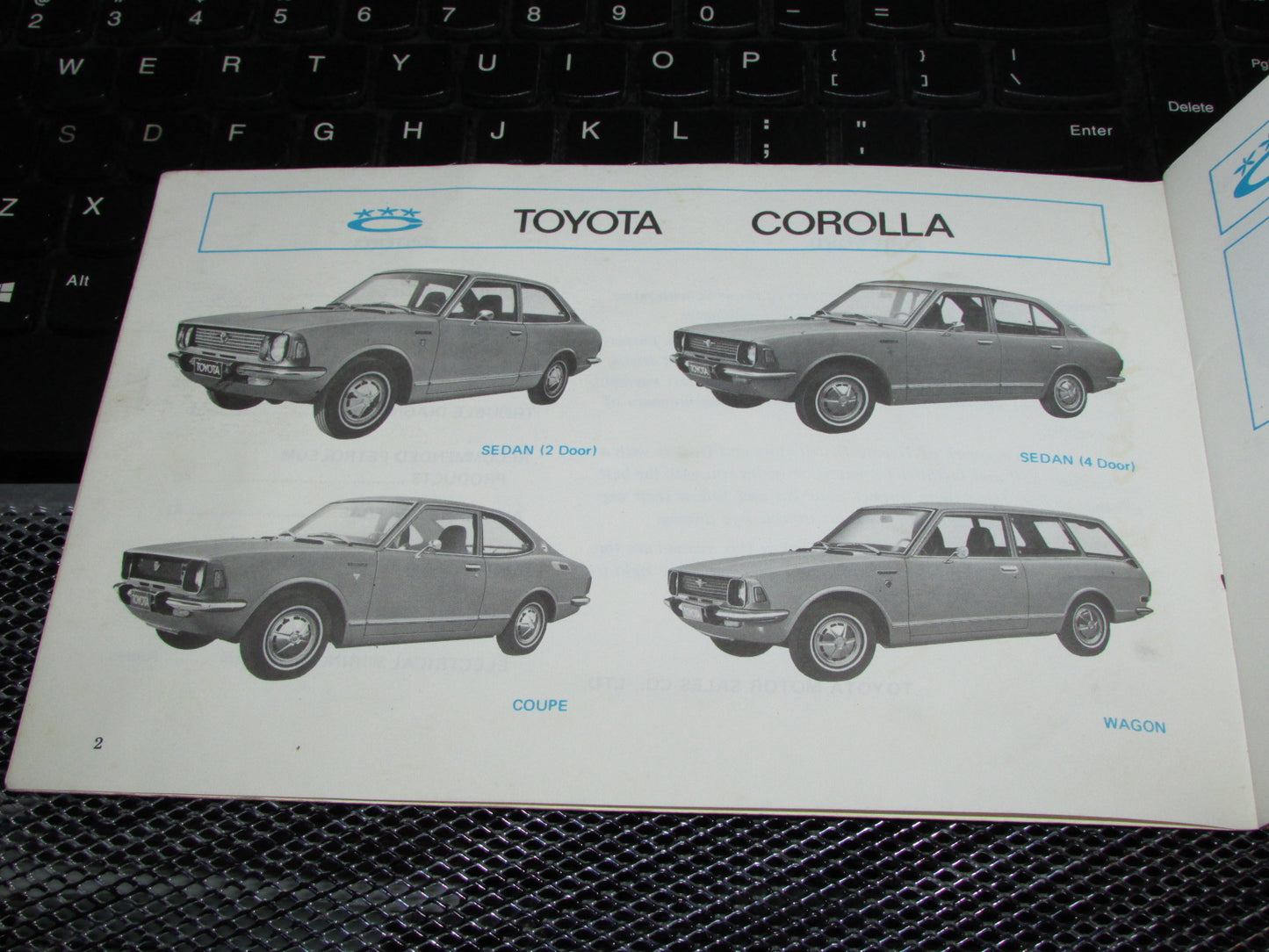 Toyota Corolla (1970) Owners Manual