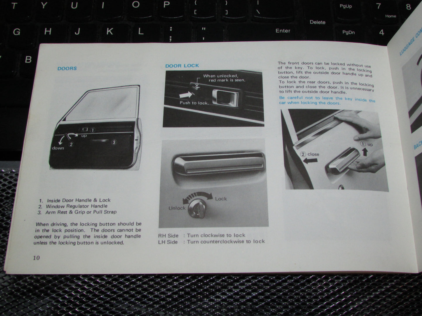 Toyota Corolla (1970) Owners Manual